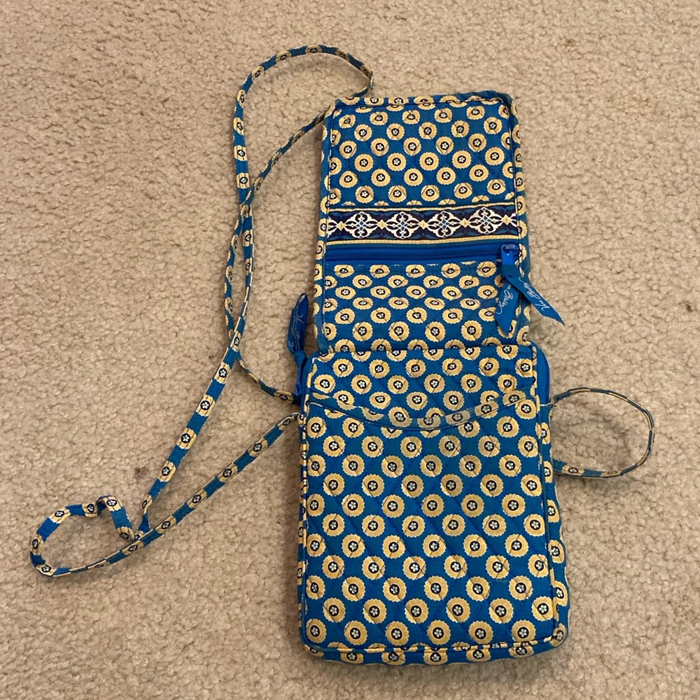 Vera Bradley Riviera Blue Mini Hipster - Picture 3 of 9